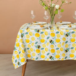 Скатерть Этель Лимонад 149х180 см, 80% хл, 20% пэ, сатин 110 г/м2