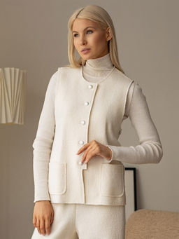 Жилет женский шерсть 60%, вискоза 40% - Волтри фото 3