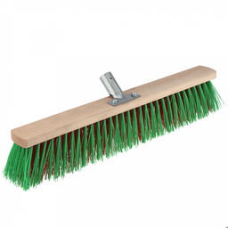 Щетка для пола деревянная 50см, втулка наклонная металлическая с резьбой д22мм, бук (Россия)