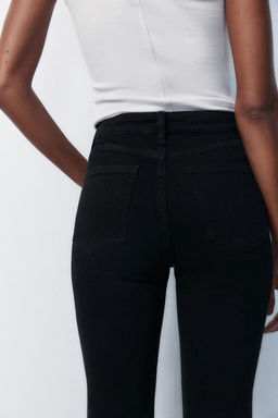 TRF CROPPED FLARE HIGH-WAIST JEANS - Zara фото 23