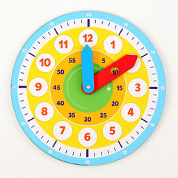 Развивающая игра «Часы. Учим время», 16 карточек, 16 фишек