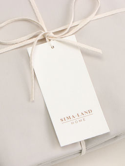 Простыня 2 спальная SL Home Percale 300ТС, 235240 см, молочная, хлопок 100% - Sima-land home фото 6