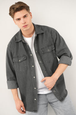 Мужская джинсовая рубашка Happyfox - Happy fox фото 7