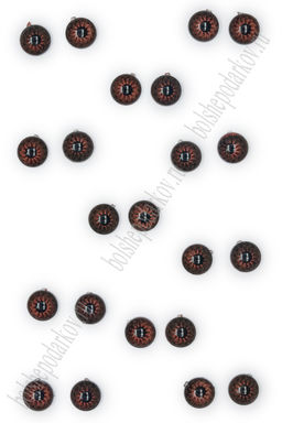 Фурнитура "Глазки для игрушек" 8 мм (50 шт) SF-7622, №2