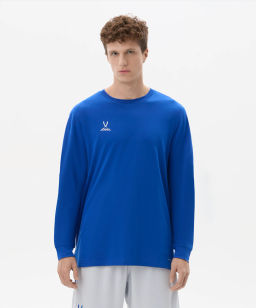 Лонгслив тренировочный JOGEL DIVISION PerFormDRY Training CVC LS Z2, синий  фото 7