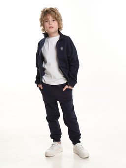 Спортивный костюм для мальчика подростка 22-7575 синий