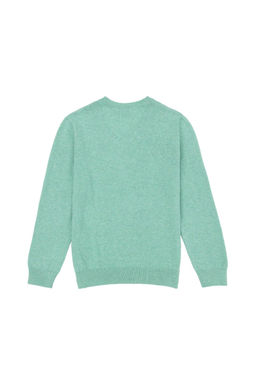Базовый свитер мятного меланжа для девочек - U.s. polo assn фото 2