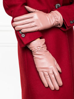 Перчатки женские 100% ш IS954 rose taupe