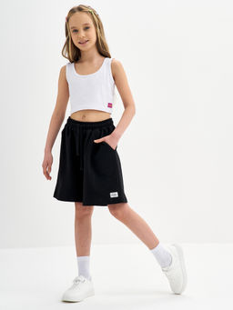 Черные шорты для девочки - Kogankids фото 3