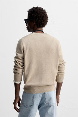 COTTON - LINEN SWEATER - Zara фото 3