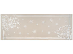 Полотенце х/б 9с23.111ж1 Снеговик и домик2(ДТЭ лён) 50х140см