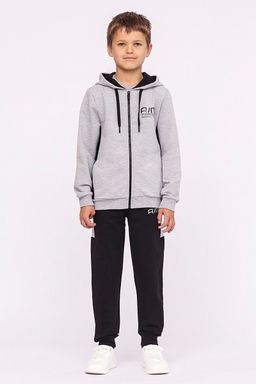 CRB wear/CWJB 90109-11 Комплект для мальчика (толстовка, брюки),светло-серый меланж/Ex.Cherubino