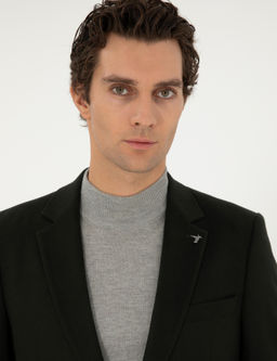 Зауженный пиджак цвета хаки - Cacharel фото 2