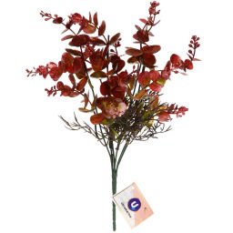 Цена за 4 шт. Искусственные цветы "Волшебство трав" 35см Эвкалипт красный