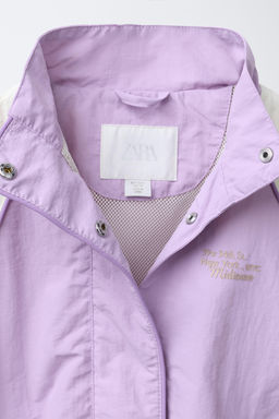RAINCOAT WITH CONTRAST TRIM DETAIL - Zara фото 3