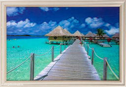 Картина 5D 40х60 FJX6122 Бунгало / ZR8843B-339350/