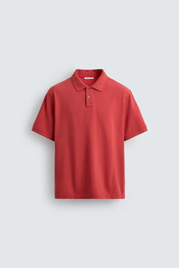 POLO PIQU? REGULAR FIT / Rojo - Zara фото 7