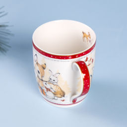 КРУЖКА LEFARD С НОВЫМ ГОДОМ! 300 МЛ КРАСНАЯ фото 3