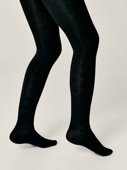 Conte-kids CLASS Lycra® Тонкие хлопковые колготки черный