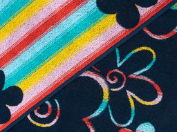 Полотенце махровое 6с102.411ж1 Мечта (т.радужка) 67х150см