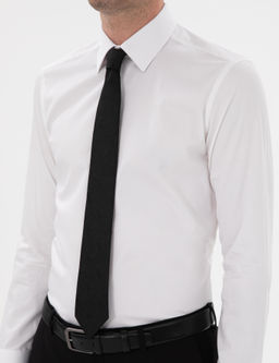 Beyaz Slim Fit Pamuklu Klasik G_mlek - Cacharel фото 7