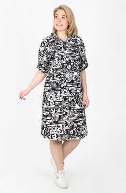 Платье София Х-452 (46-62) кулирка - Лотос фото 21