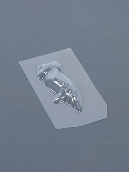 Цена за 10 шт. Форма для мыла пластиковая Попугай, 7?3 см