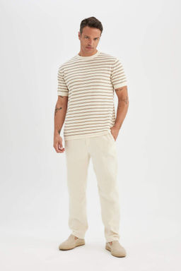 Yazl?k Jogger Pantolon Relax Fit Rahat Kesim Pamuklu Duz Paca - Defacto фото 3