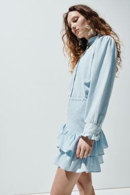 Falda nido de abeja en denim - H&m фото 5