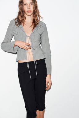 CAMISA RAYAS LAZADAS / Gris vigor? - Zara фото 3