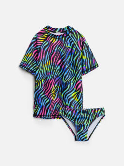 ACOOLA / Костюм купальный детский для девочек Luiziana1 сине-красный