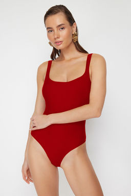 TRENDYOLMILLA Siyah Kare Yaka Regular Mayo TBESS22MA0005 фото 2