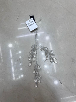 Цена за 2 шт. Ветка декоративная "Волшебство ночи" 20 см, Прозрачный