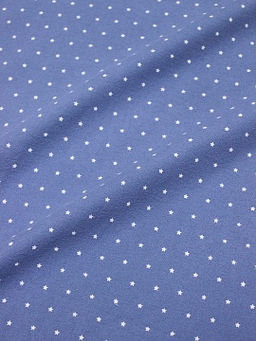 Теплый хлопок Мелкие звезды цв.стальной синий, ш.1.48м, хлопок-100%, 160гр/м.кв