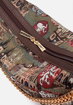 Сумка Модель №1493 | гобелен | | коричневый цветной | Чехия | 31363 - L-craft фото 7