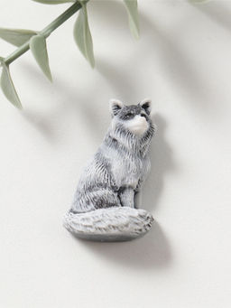 Магнит "Лисичка сидит" (барельеф), 3,5см