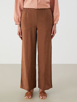 Beli Lastikli Desenli Kad?n Pantolon