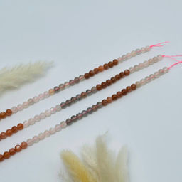 Бусины для украшений из Лунного камня микс