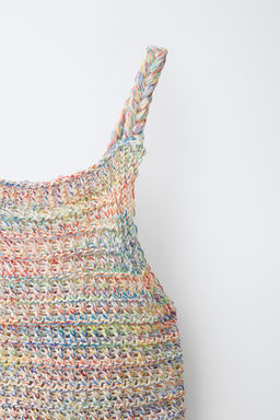 TOP PUNTO FLECOS / Multicolor