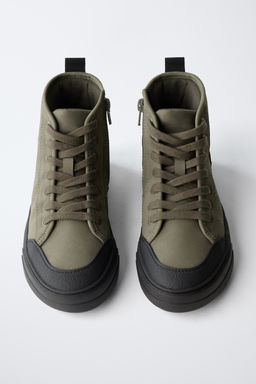 TECHNICAL HIGH-TOP SNEAKERS - Zara фото 4