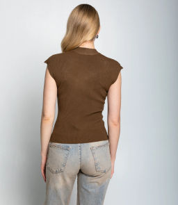 Футболка #КТ082 (1), шоколадный