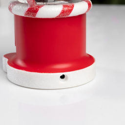 Фигура светодиодная «Новогодняя карамель», 19.8×11.1×11.8 см, музыка, батарейки ААх3 (не в комплекте), USB, свечение тёплое белое