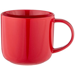 Цена за 4 шт. КРУЖКА BRONCO LUSTER 440 МЛ КРАСНАЯ