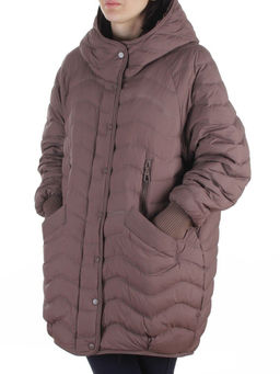 H-8912 BROWN Куртка пуховая женская