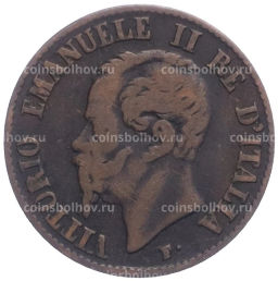 Монета 1 чентезимо 1861 года M Италия