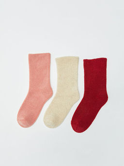 K?z ?ocuk Havlu Soket ?orap 3l? - Waikiki фото 2