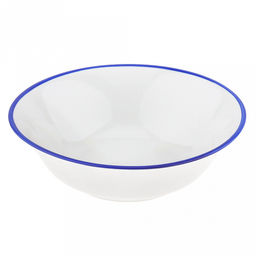 Салатник фарфоровый Озеро 360мл, д14,5см, h4,5см, круглый, отводка краской (Россия) - Домашняя мода фото 2