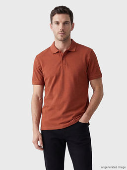 Polo Yaka Penye Erkek Ti??rt