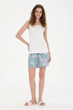 Женский белый пижамный комплект Неожиданная скидка в корзине