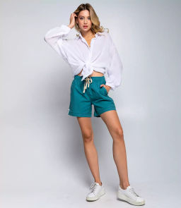 Шорты #2010*, морская волна